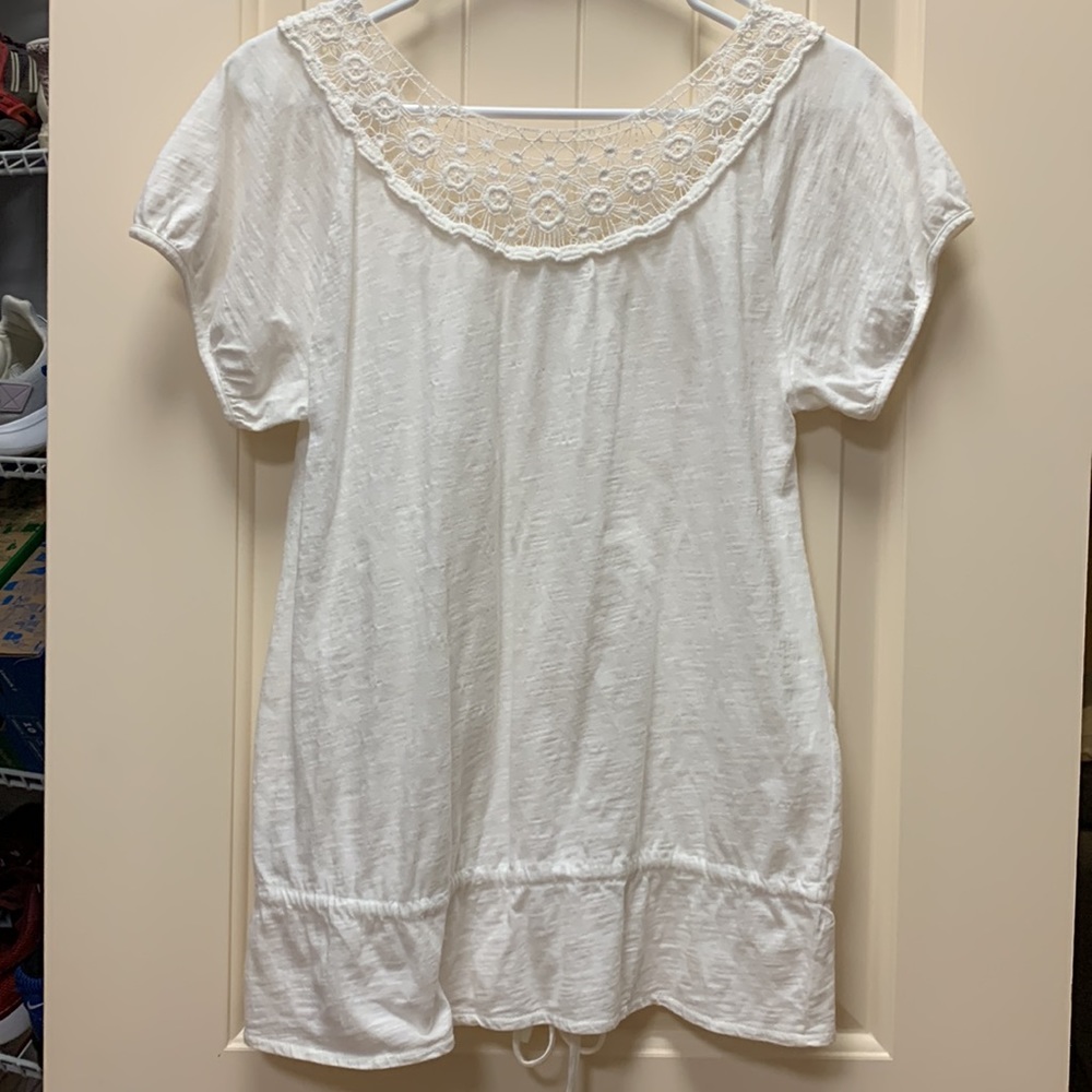 Womens Lucky Brand Short Sleeve Top - Picture 2 of 6